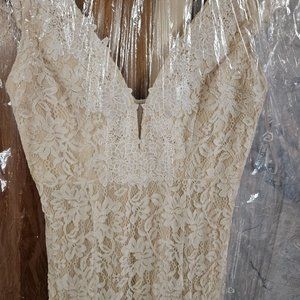 Lace wedding gown